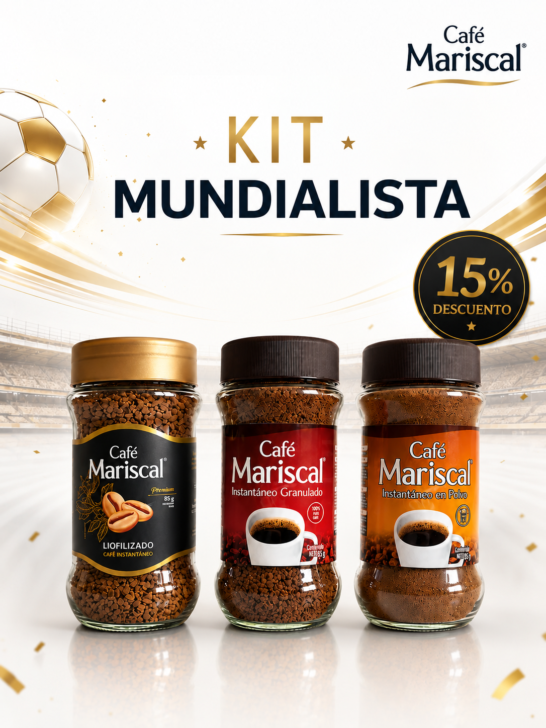 KIT MUNDIALISTA SOLUBLE X 85G