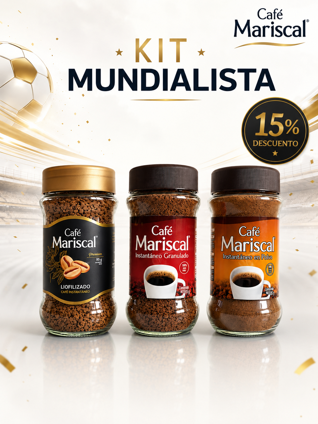 KIT MUNDIALISTA SOLUBLE X 85G