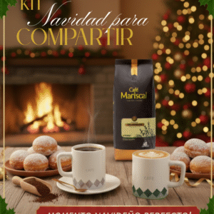 <h4>Kit Navidad para Compartir</h4><p class="resumen">  Contiene: Café Molido Excelso 500 GR + 2 Mugs Coleccionables 140 ML</p>
