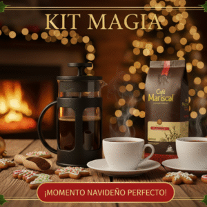 <h4>Kit Magia</h4><p class="resumen">  Contiene: Café Molido Excelso 500 GR + Prensa Francesa 350 ML</p>